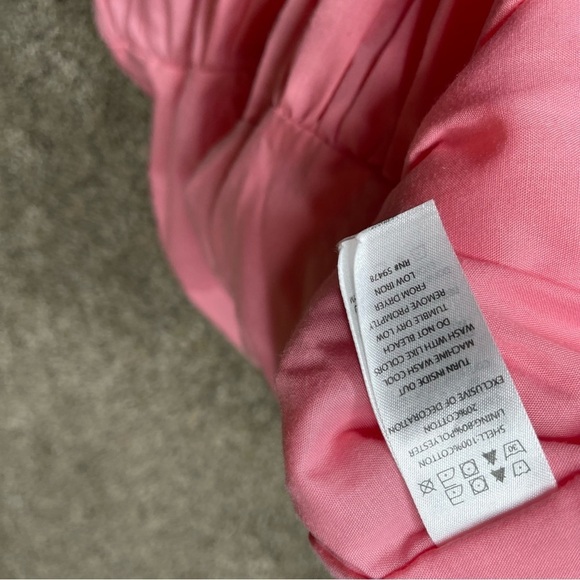 TAHARI Girls 7 Pink Eyelet Lace Sleeveless Fit & Flare Dress Ruffle. - Picture 4 of 5